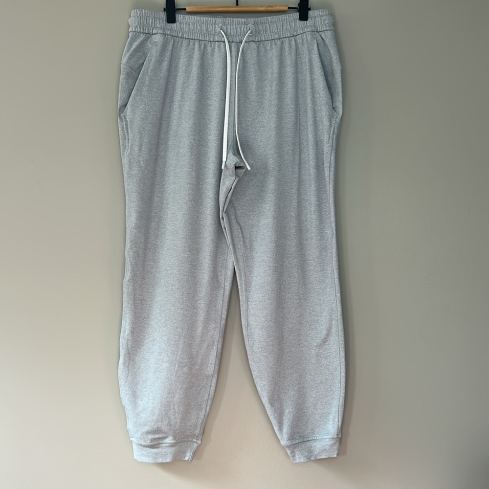 Lululemon Soft Jersey Classic-Fit‎ Mid-Rise Jogger Size 10 Heathered Light Gray